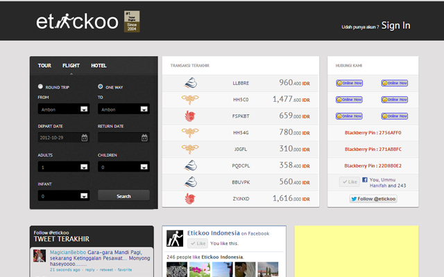 Etickoo - Social Travel System